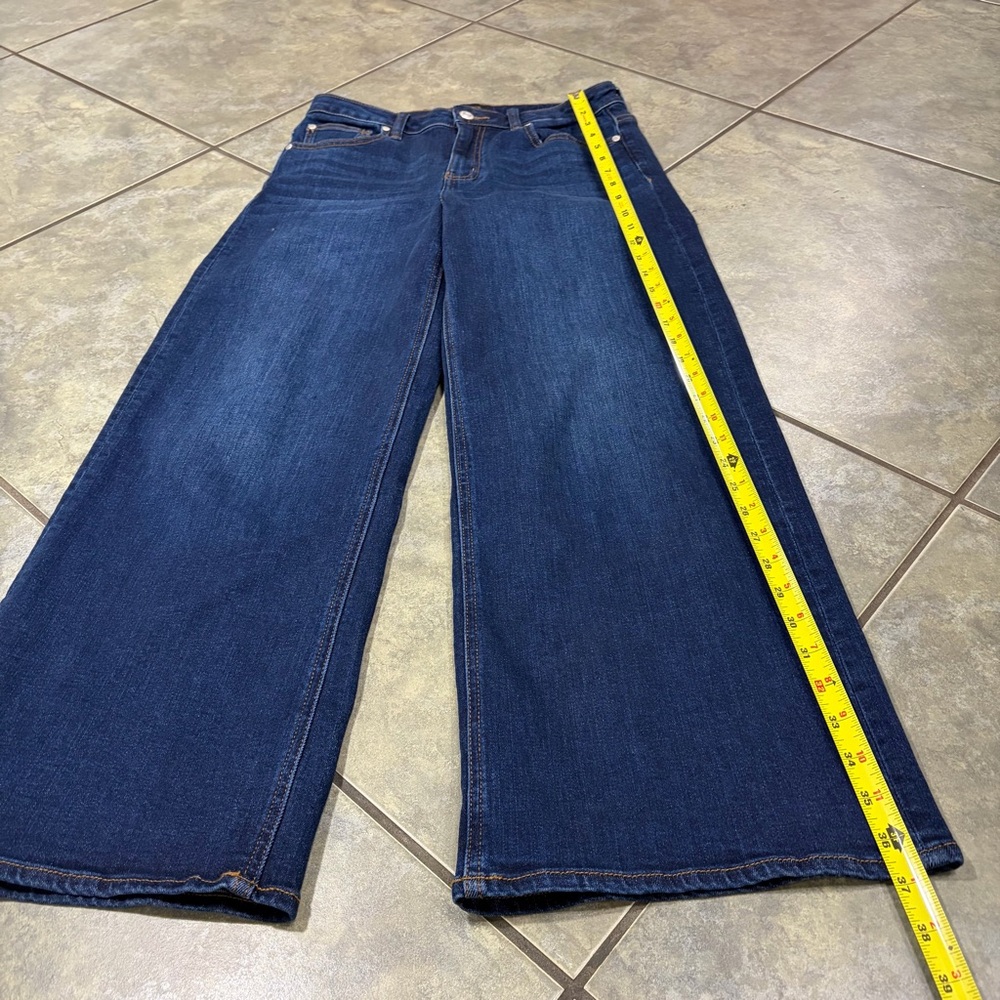 Quince Women Wide-Leg Jeans in Dark Blue Sz 29 Casual Classic Preppy - Picture 8 of 12